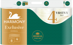 Toaletní papír Harmony Exclusive 8ks 4-vrstvý Herbal foto